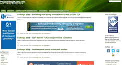 Desktop Screenshot of msexchangeguru.com